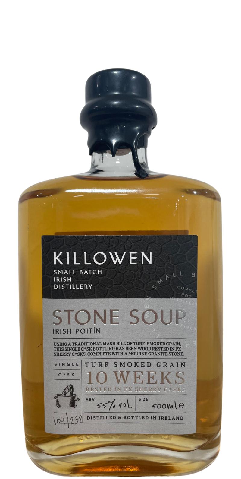 Killowen Stone Soup PX Sherry Wood 10 Weeks 55% 500ml