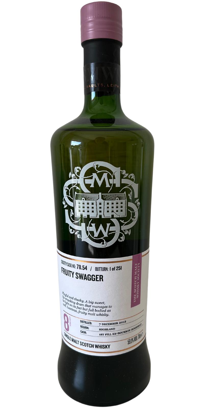 Ben Nevis 2012 SMWS 78 54 Ratings And Reviews Whiskybase