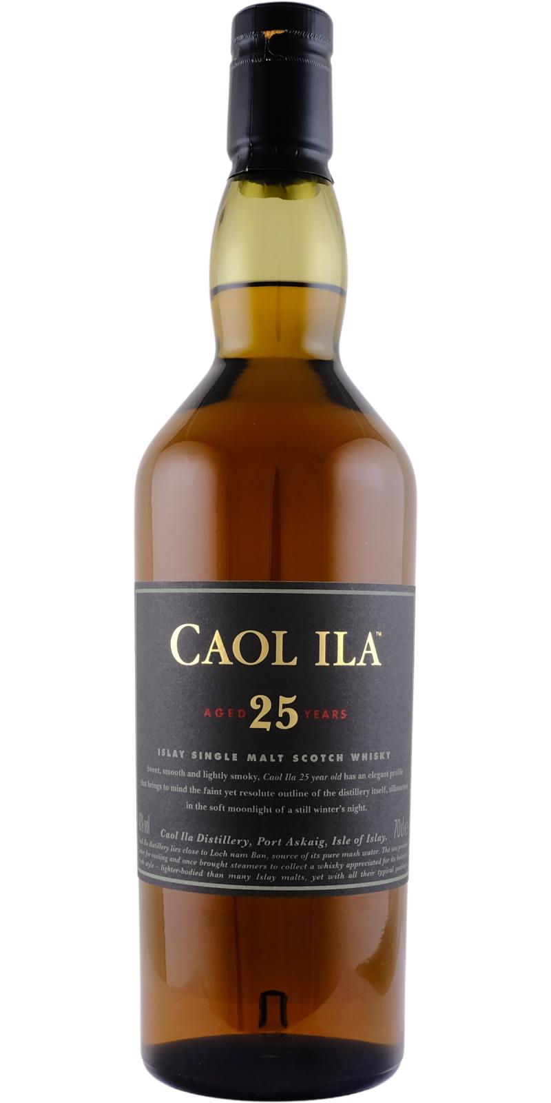 Caol Ila 25-year-old - Value and price information - Whiskystats