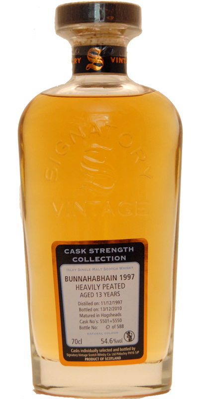 Bunnahabhain 1997 SV Cask Strength Collection 5501 + 5550 54.6% 700ml