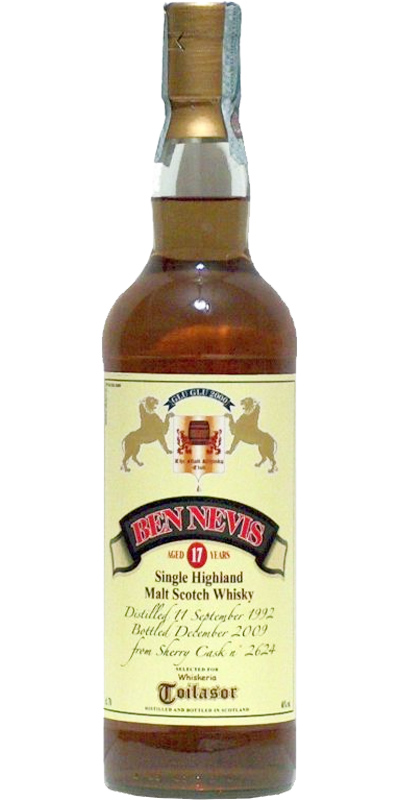 Ben Nevis 1992 HSC Glu Glu 2000 Malt Whisky Club Sherry Cask #2624 46% 700ml