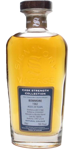Bowmore 1982 SV Cask Strength Collection Bourbon barrel #100558 55.1% 700ml