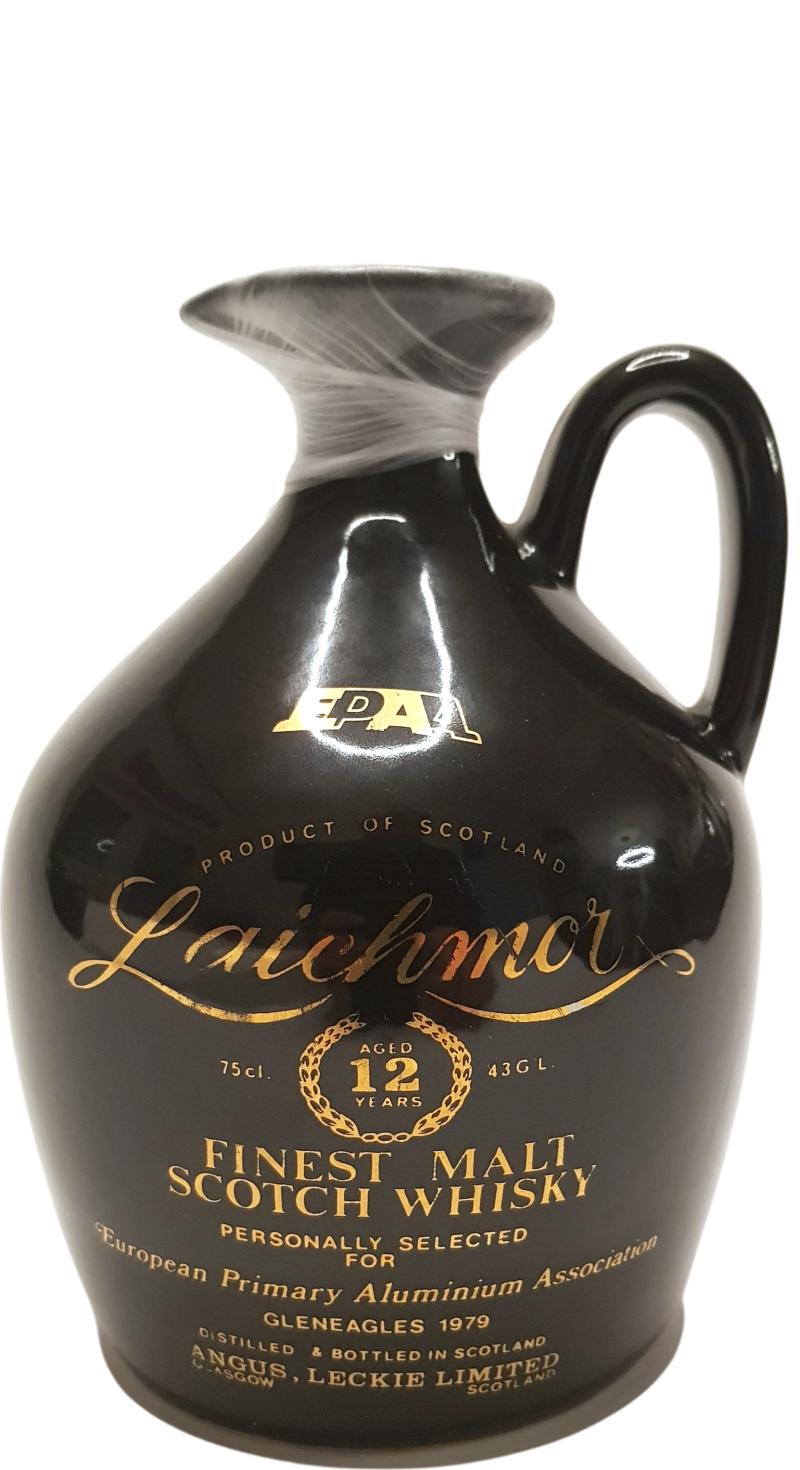 Laichmor 12yo Finest Malt Scotch Whisky European Primary Aluminium Association Gleneagles 1979 43% 750ml
