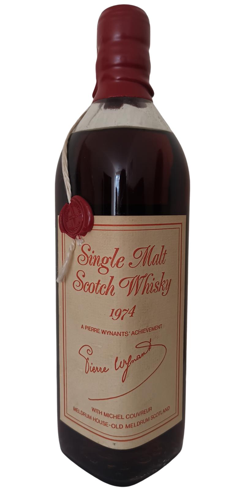 Single Malt Scotch Whisky 1974 UD A Pierre Wynants Archievement Sherry 45% 700ml