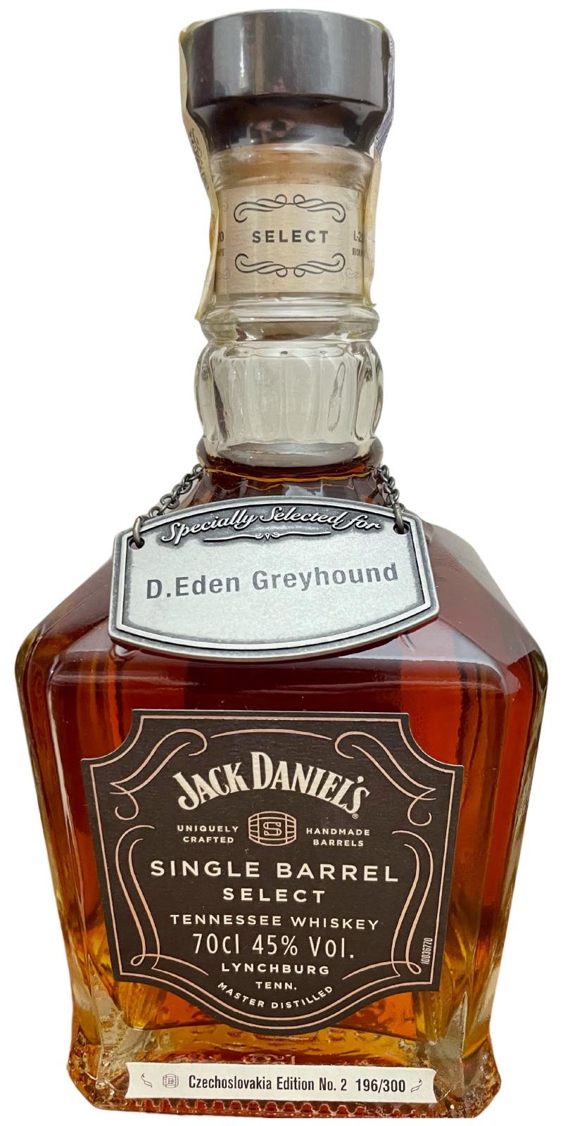 Jack Daniel's Single Barrel Select Czechoslovakia Edition No.2 45% 700ml