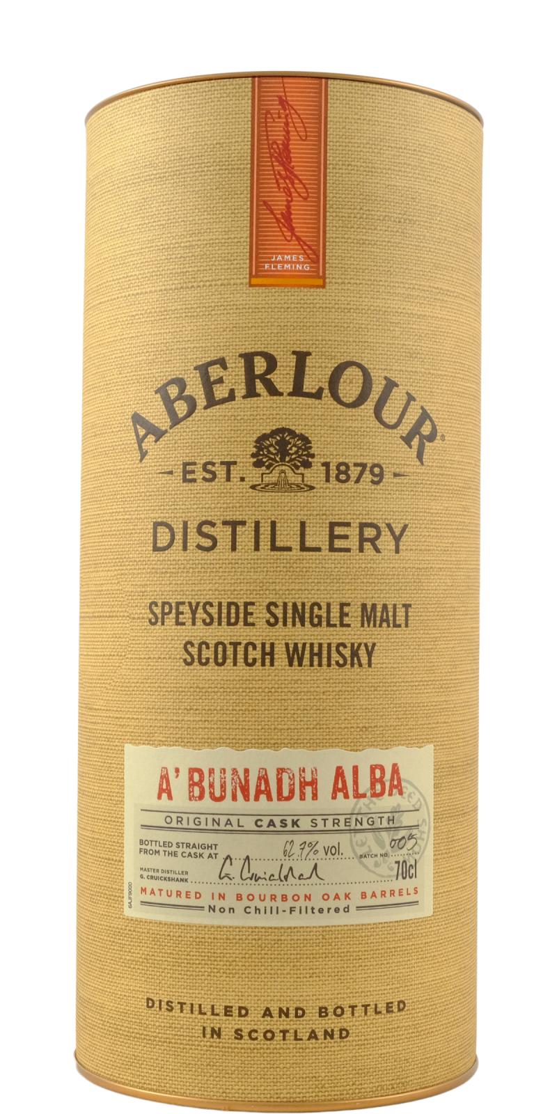 Aberlour A'bunadh Alba Single Malt Scotch — Bitters & Bottles