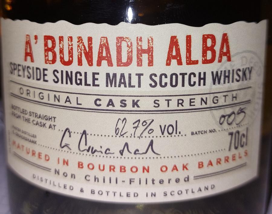 Aberlour aBunadh Alba Cask Strength Single Malt Scotch, Speyside 750mL – PJ  Wine, Inc.