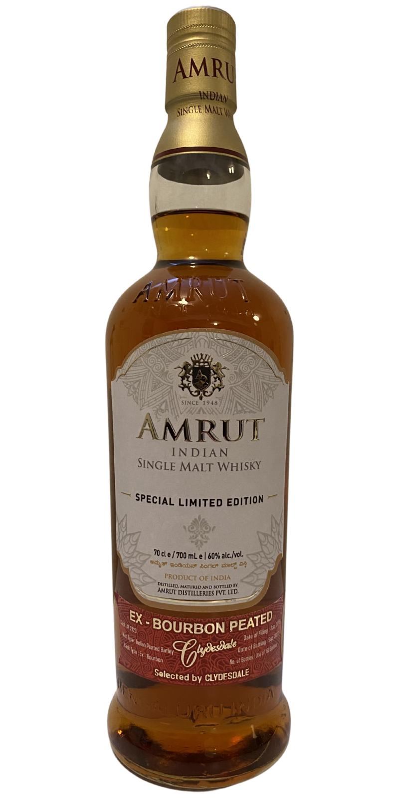 Amrut 2015 Ex-Bourbon Clydesdale AB 60% 700ml
