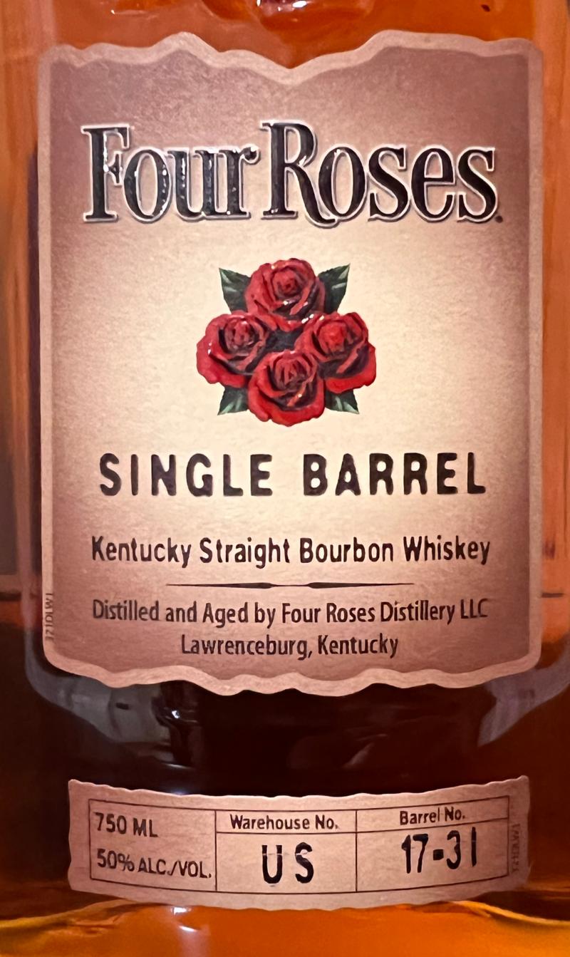 Four Roses Single Barrel - Ratings And Reviews - Whiskybase