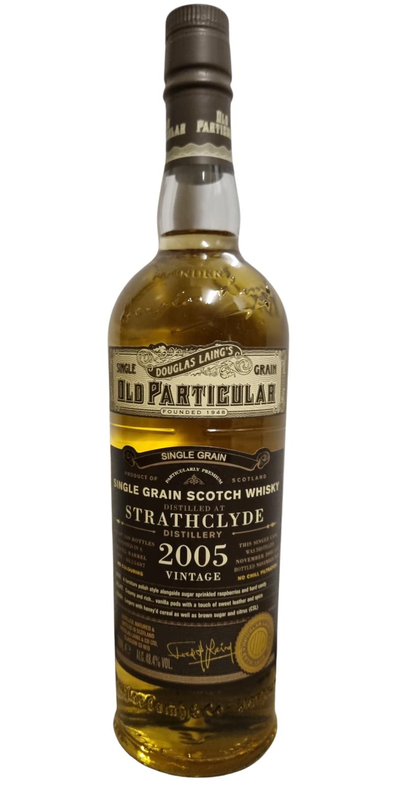 Strathclyde 2005 DL Refill barrel 48.4% 700ml
