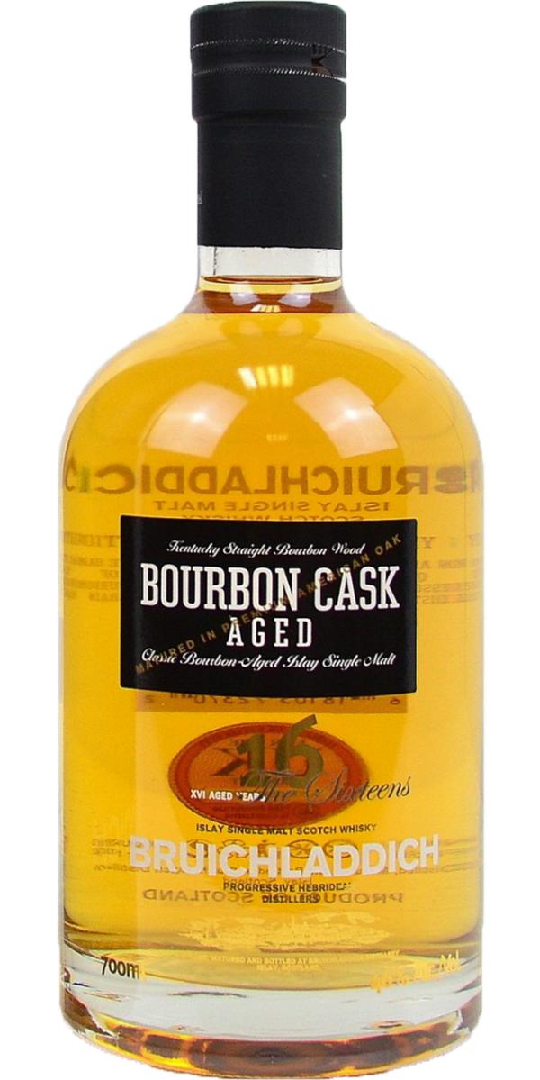 Bruichladdich 16yo Bourbon The Sixteens Jim Beam Bourbon and Fresh American Oak 46% 700ml