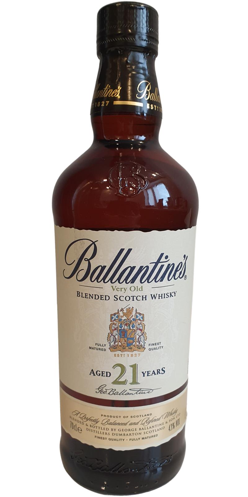 Ballantine's 21-year-old - Value and price information - Whiskystats
