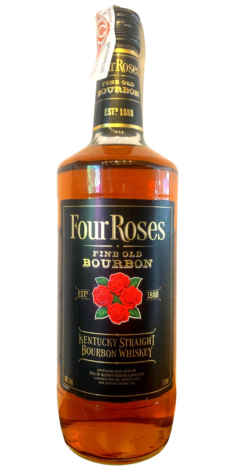 Four Roses Fine Old Bourbon Kentucky Straight Bourbon Whisky 40% 1000ml