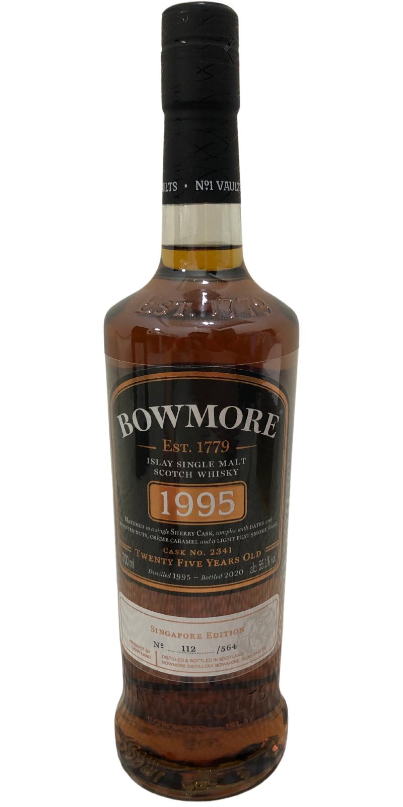 Bowmore 1995 First-Fill Sherry Cask 55.1% 700ml