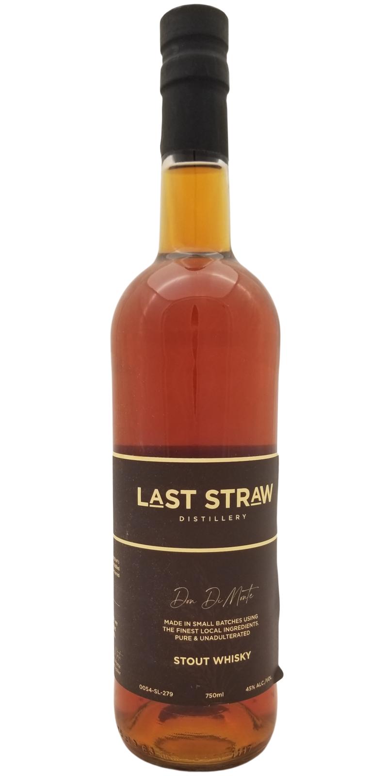 Last Straw Distillery Stout Whisky 45% 750ml