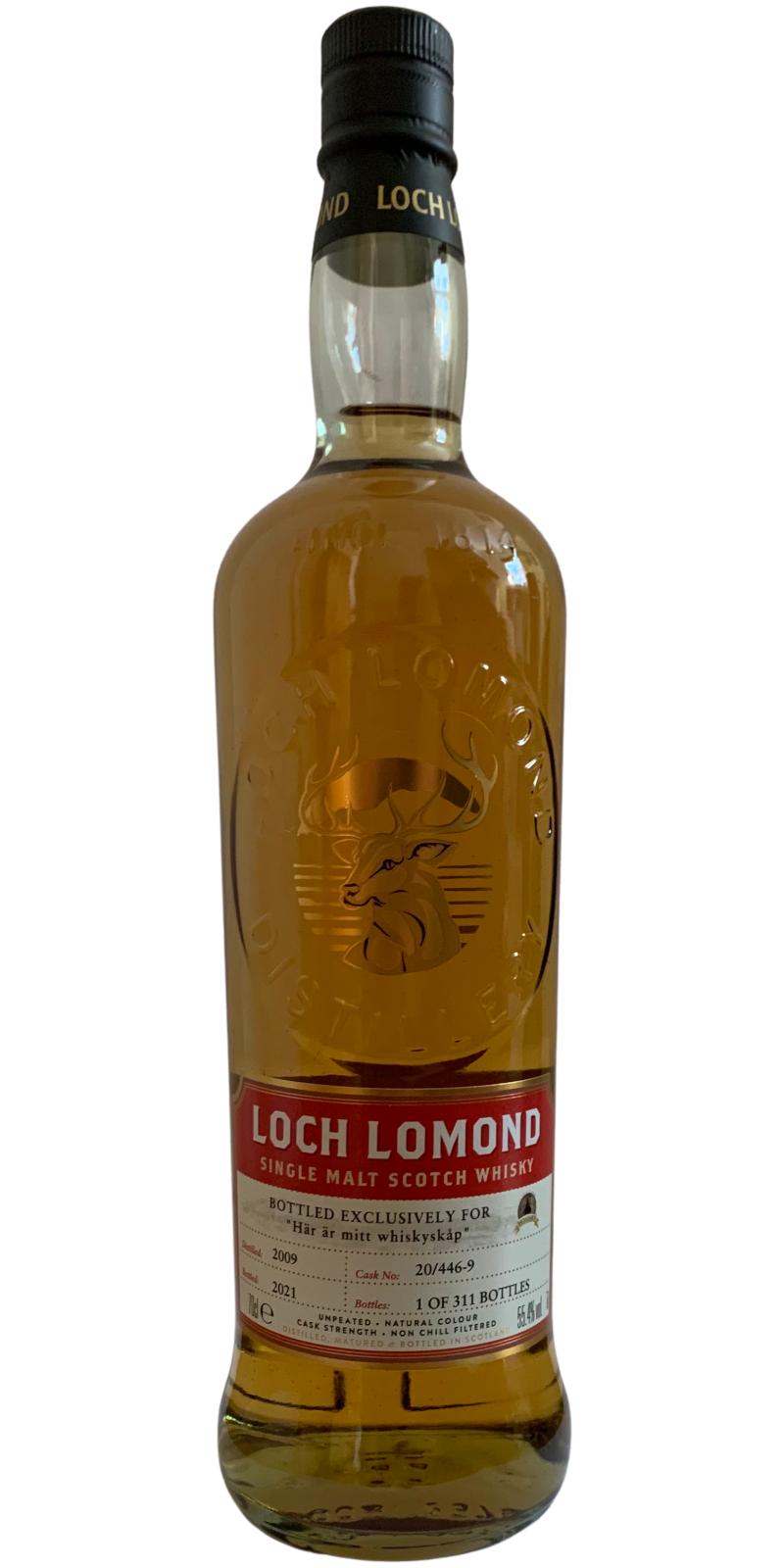 Loch Lomond 2009 Second fill Oloroso sherry Har ar mitt whiskyskap 55.4% 700ml