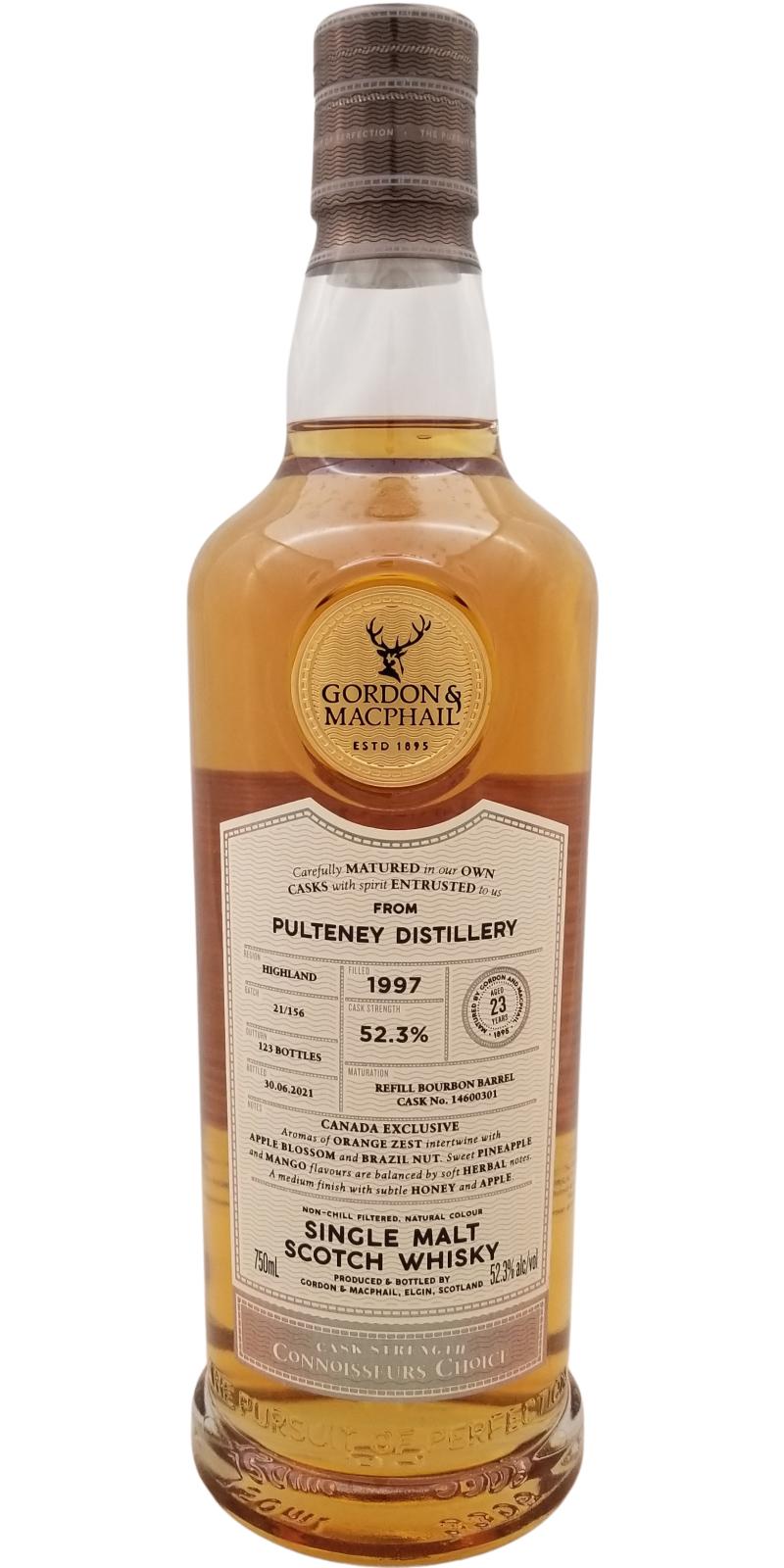 Old Pulteney 1997 Refilled Bourbon Barrel 52.3% 750ml