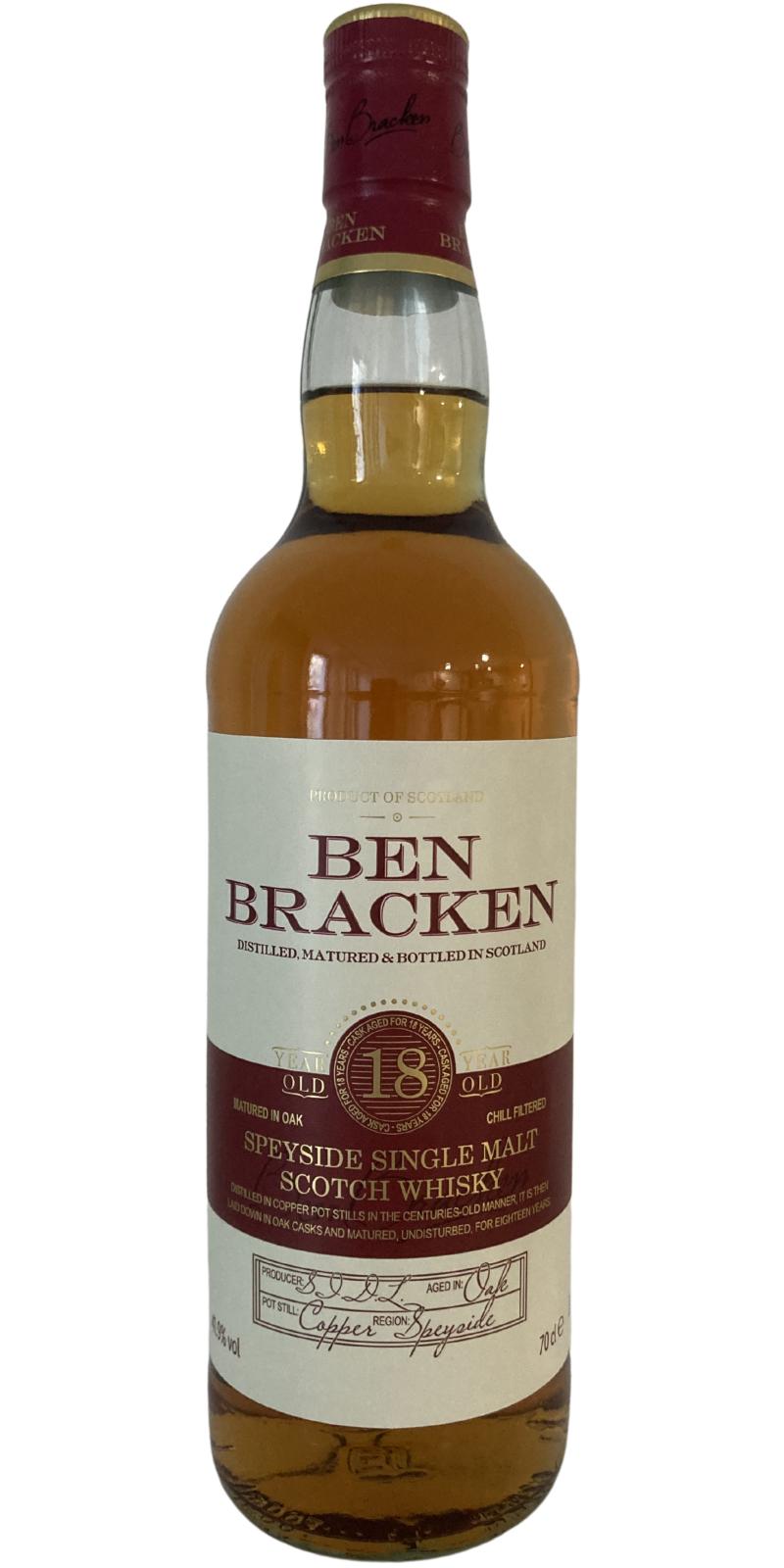 Ben Bracken 18-year-old TSID - Ratings and reviews - Whiskybase