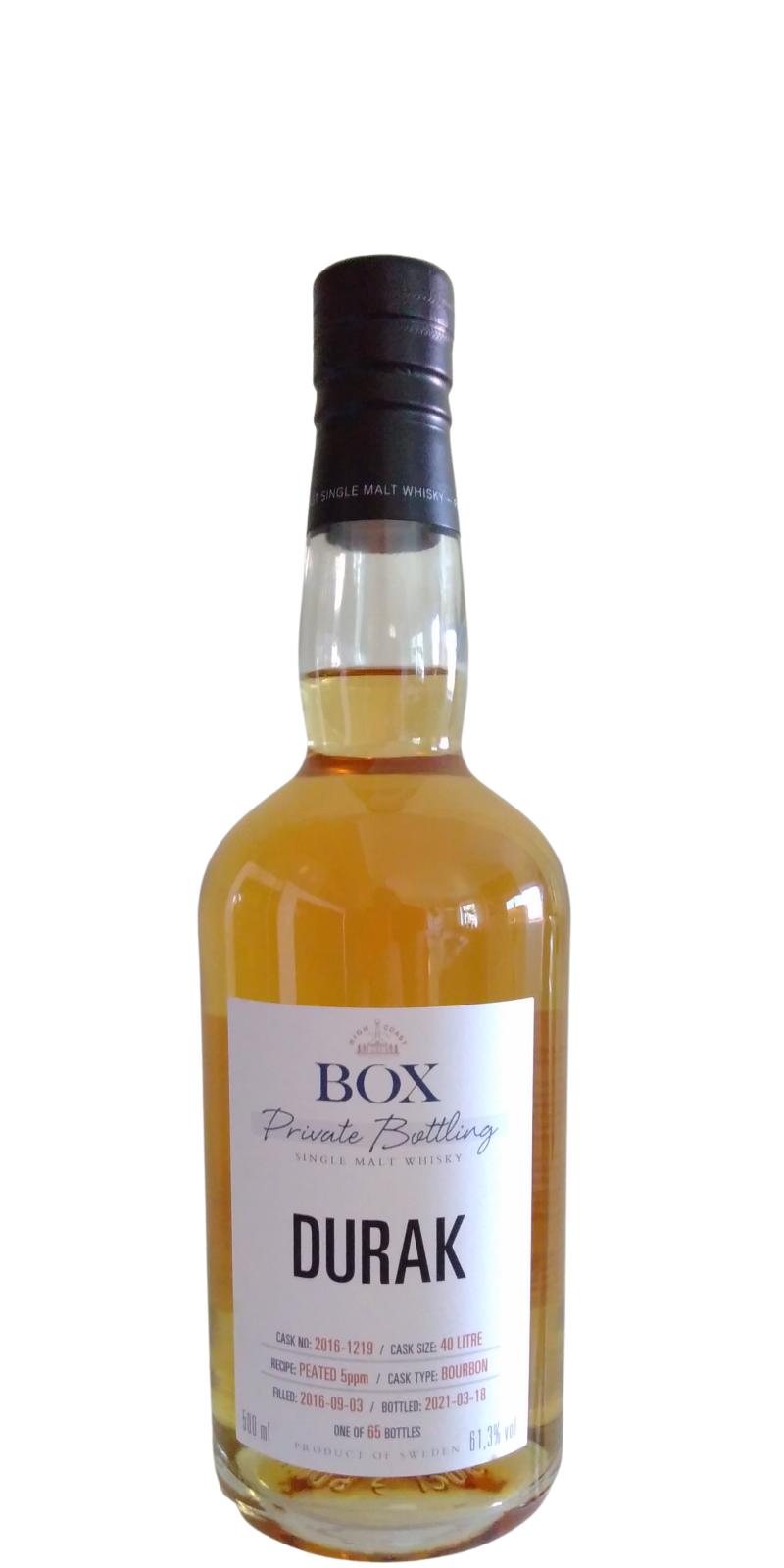 Box 2016 HCD Bourbon 61.3% 500ml