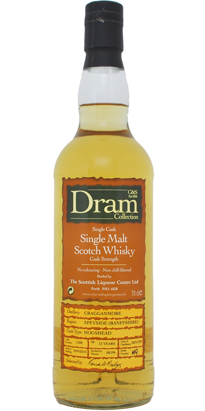 Cragganmore 1997 C&S Dram Collection #1508 58.9% 700ml