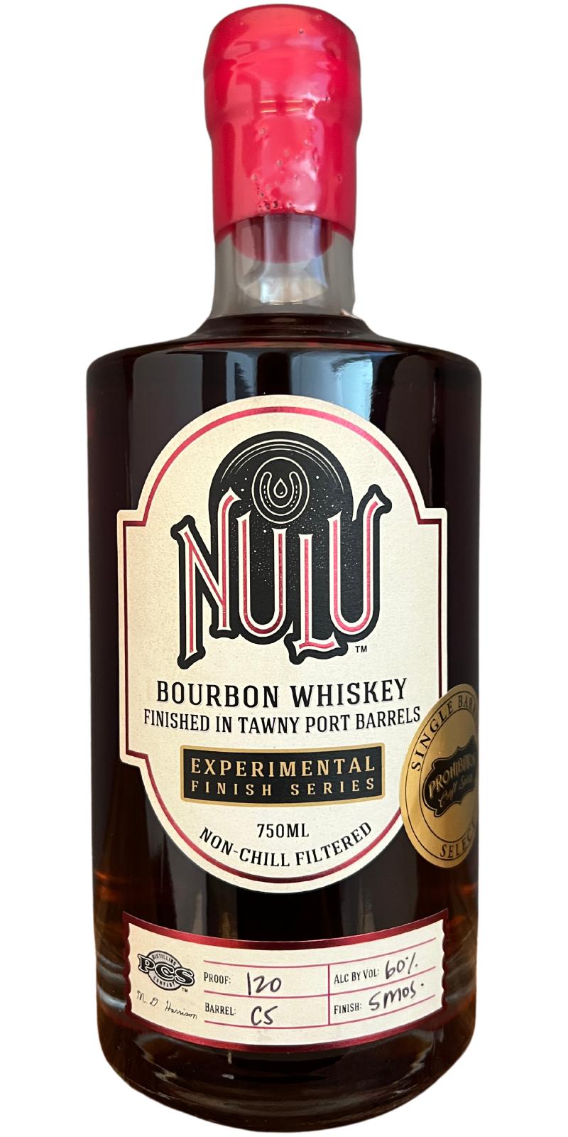 Nulu Bourbon Whisky 60% 750ml