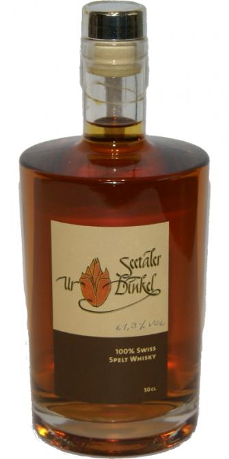 Seetaler Ur-Dinkel 3yo 100% Swiss Spelt Whisky Wine Cask Lindenmann Seengen 61.3% 500ml