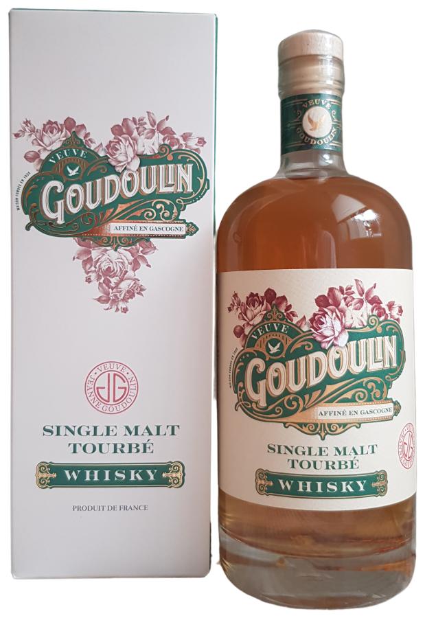 Acheter Spiritueux : Whisky Single Malt Tourbé Veuve Goudoulin 43,2%% vol.  Bouteille de 70 cl