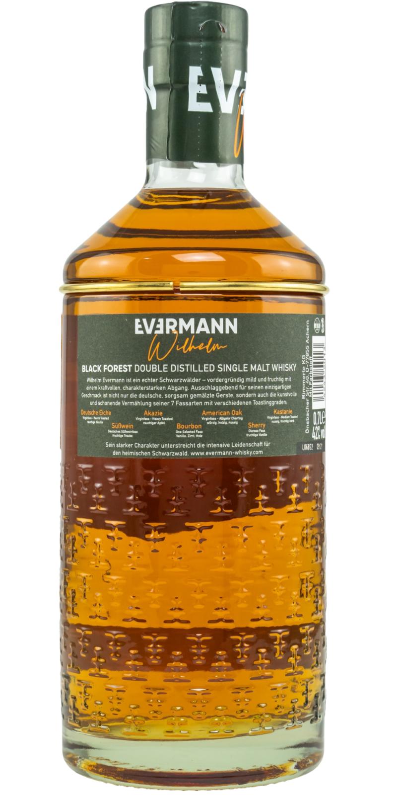 Evermann Wilhelm - Ratings and reviews - Whiskybase