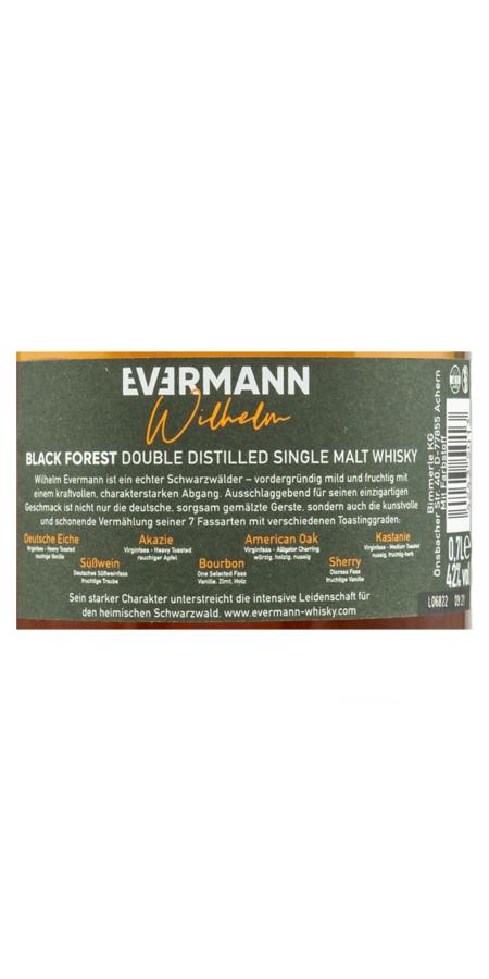 and reviews Whiskybase Ratings Evermann - Wilhelm -