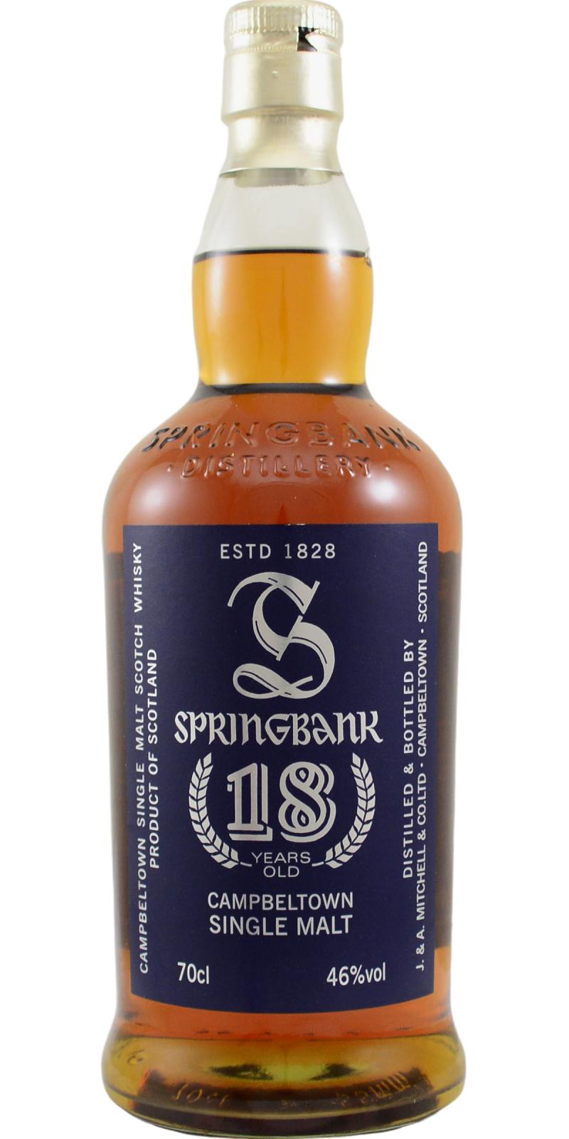 Springbank 18yo Latelin AG Winterthur 46% 700ml