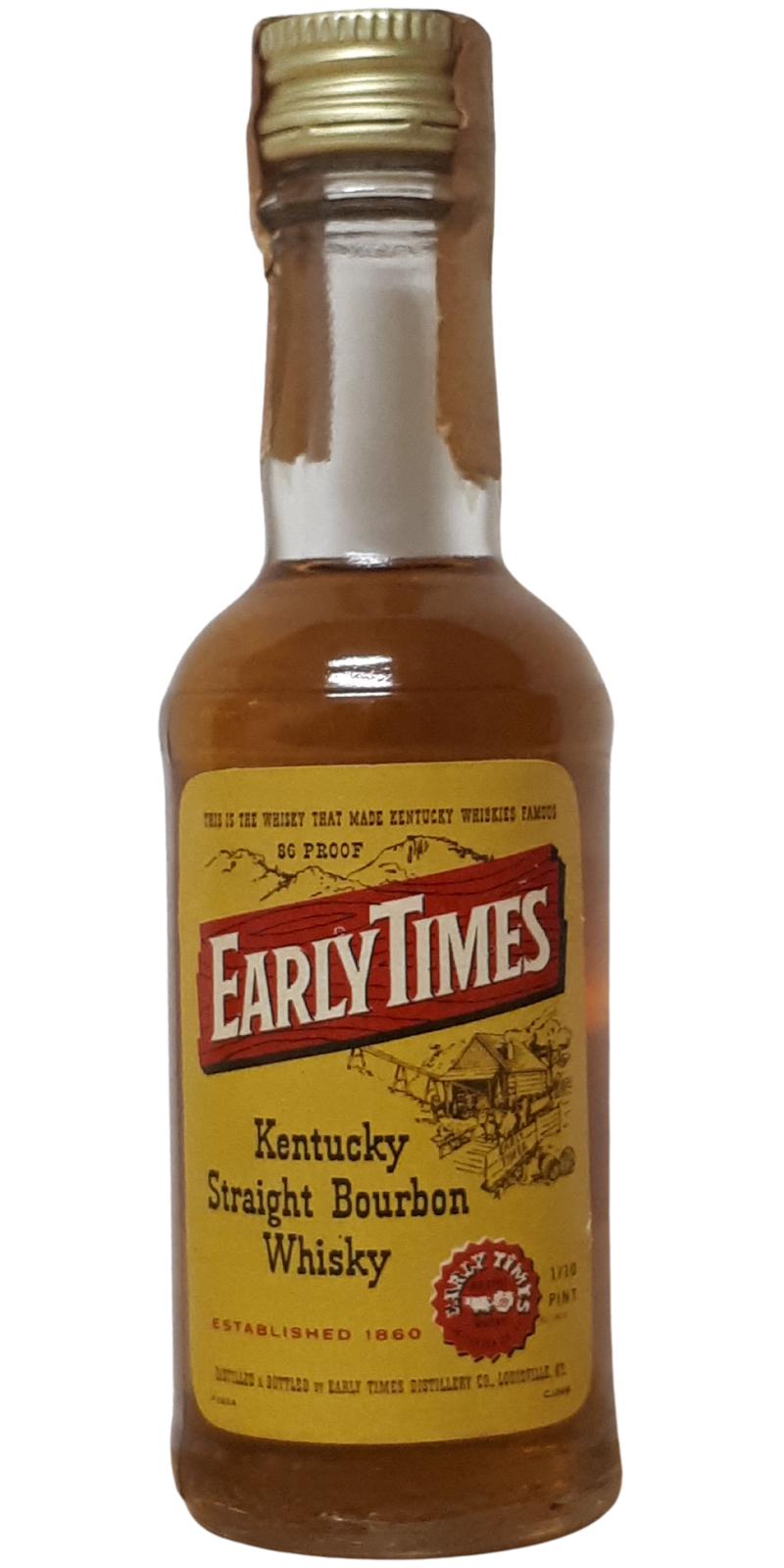 Early Times Kentucky Straight Bourbon Whiskey