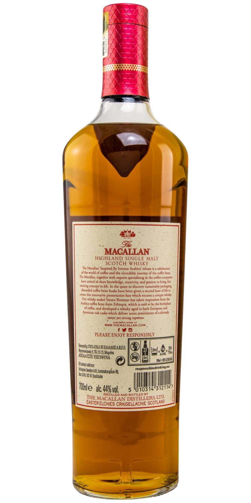 Macallan Inspired By Intense Arabica - Ratings And Reviews - Whiskybase