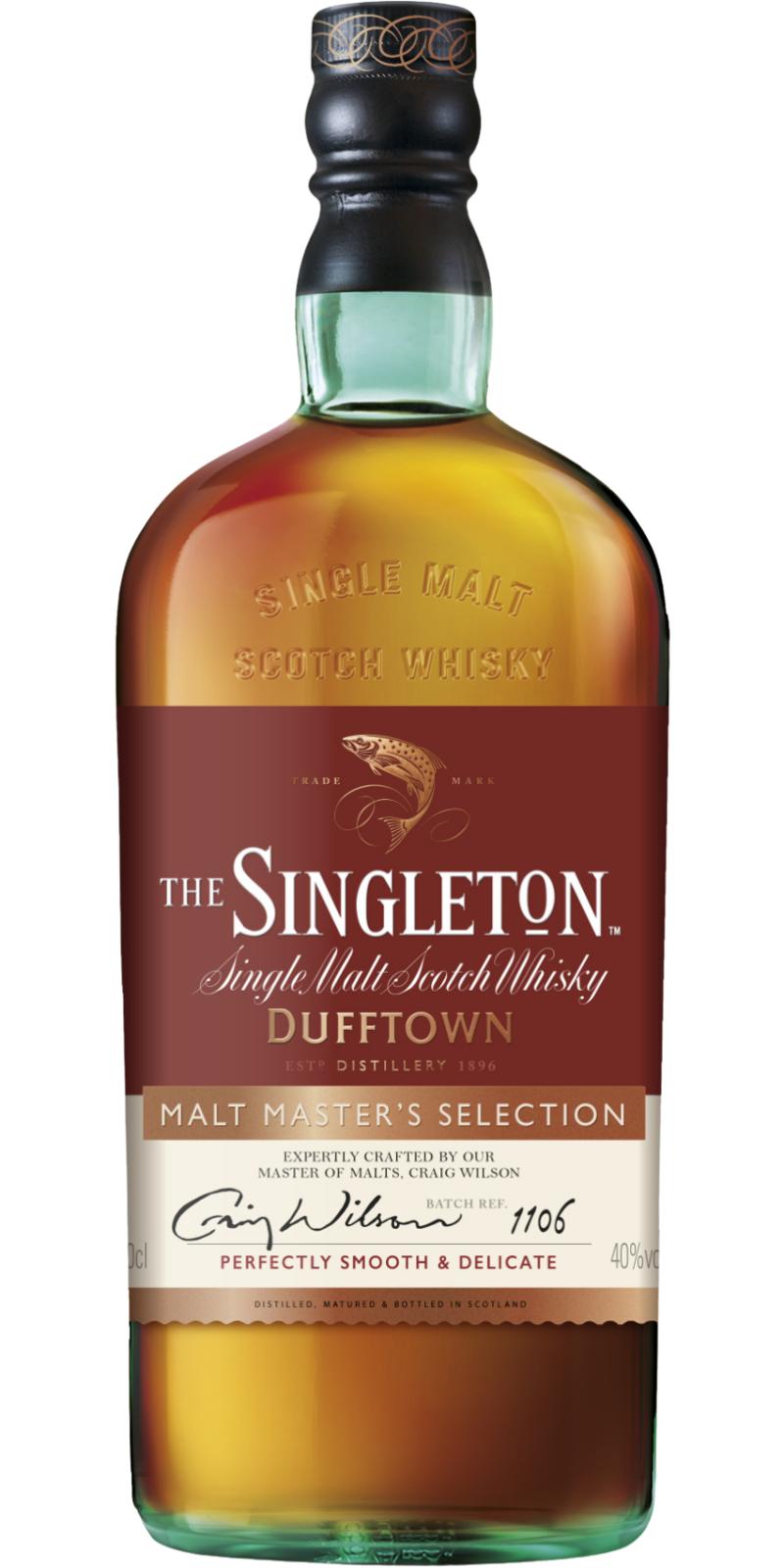 The Singleton of Dufftown Malt Master's Selection Refill Sherry and Bourbon 40% 700ml