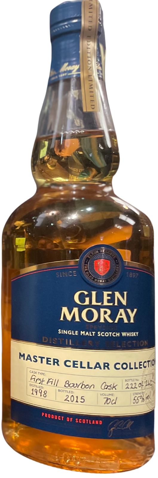 Glen Moray 1998 Master Cellar Collection 1st Fill Bourbon 55% 700ml