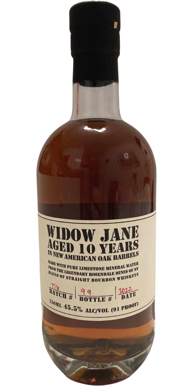 Widow Jane 10yearold Ratings and reviews Whiskybase