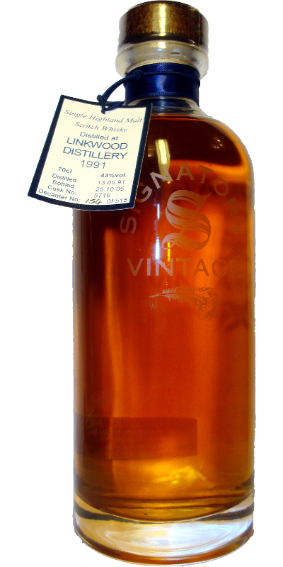 Linkwood 1991 SV The Decanter Collection Sherry Butt #5719 43% 700ml