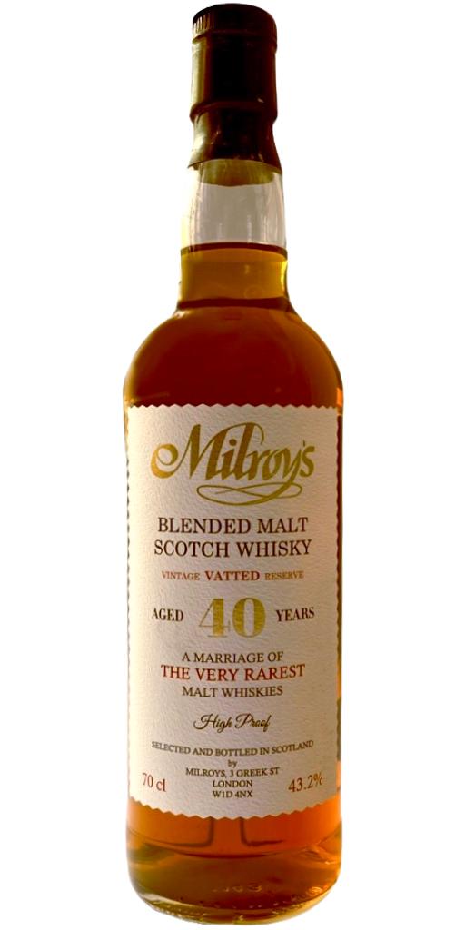 Blended Malt Scotch Whisky 40yo Soh 43.2% 700ml