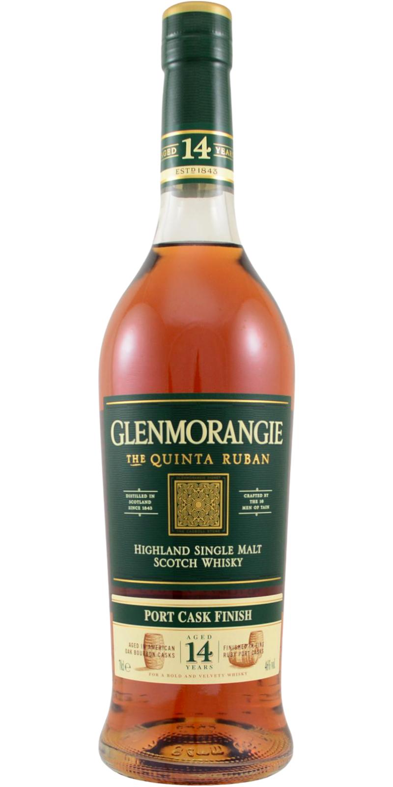 Glenmorangie Quinta Ruban Ex-Bourbon & Ruby Port Casks 46% 700ml