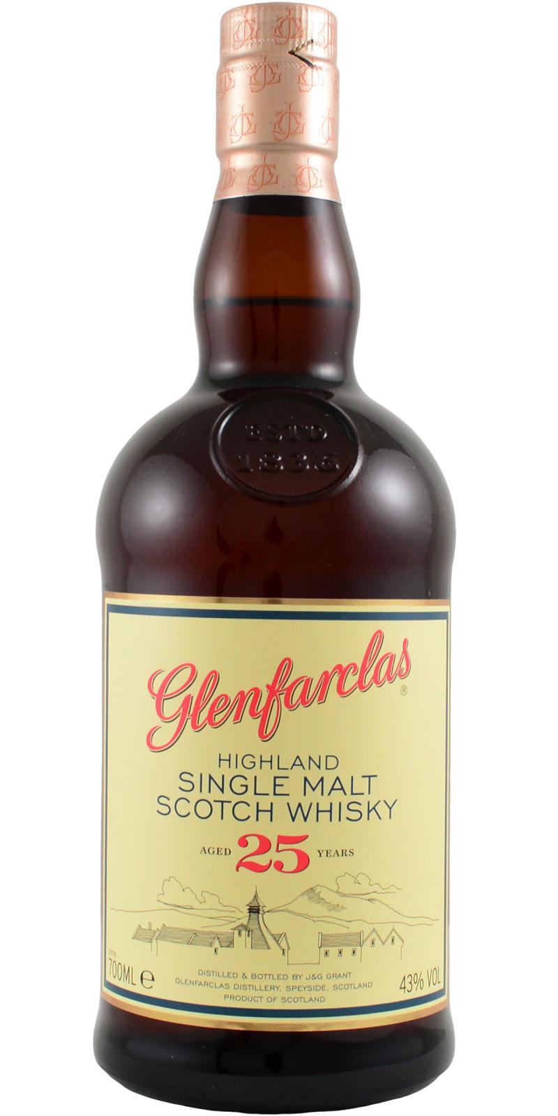 Glenfarclas 25yo New Label Sherry Cask 43% 700ml