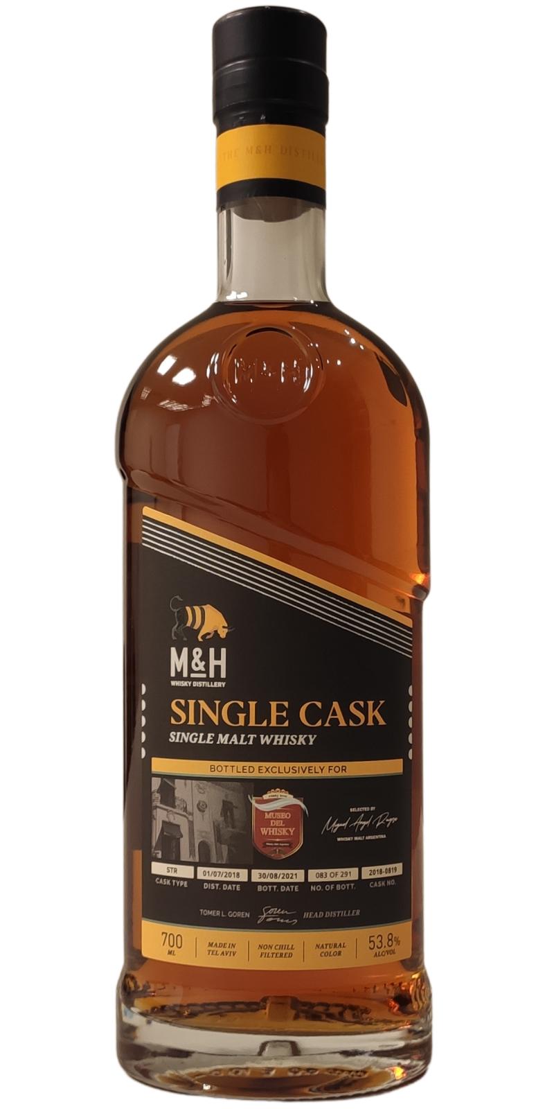 M&H 2018 STR Museo del Whisky Argentina 53.8% 700ml
