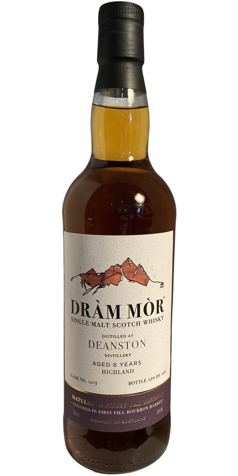 Deanston 8yo DMor first fill bourbon barrel 56% 700ml