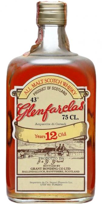 Glenfarclas 12yo All Malt Scotch Whisky Pinerolo Import 43% 750ml