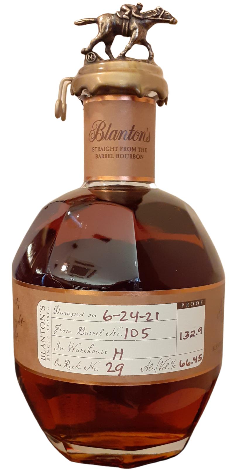 Blanton's Straight from the Barrel 66.45% 700ml