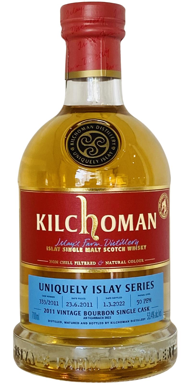 Kilchoman 2011 fresh bourbon barrel 53.4% 700ml