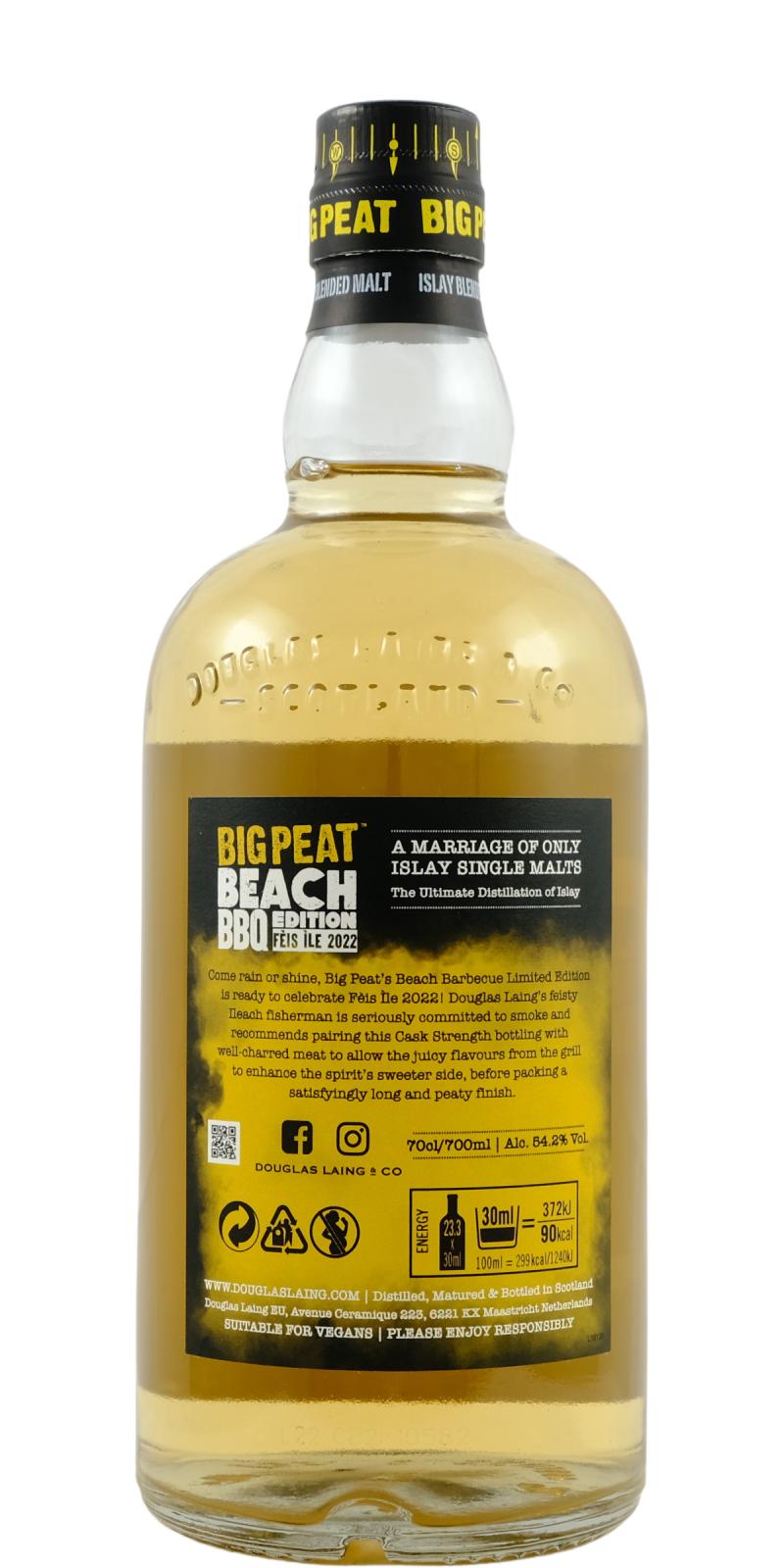 Big Peat BBQ Edition Islay Blended Malt Scotch Whisky 700ML - San