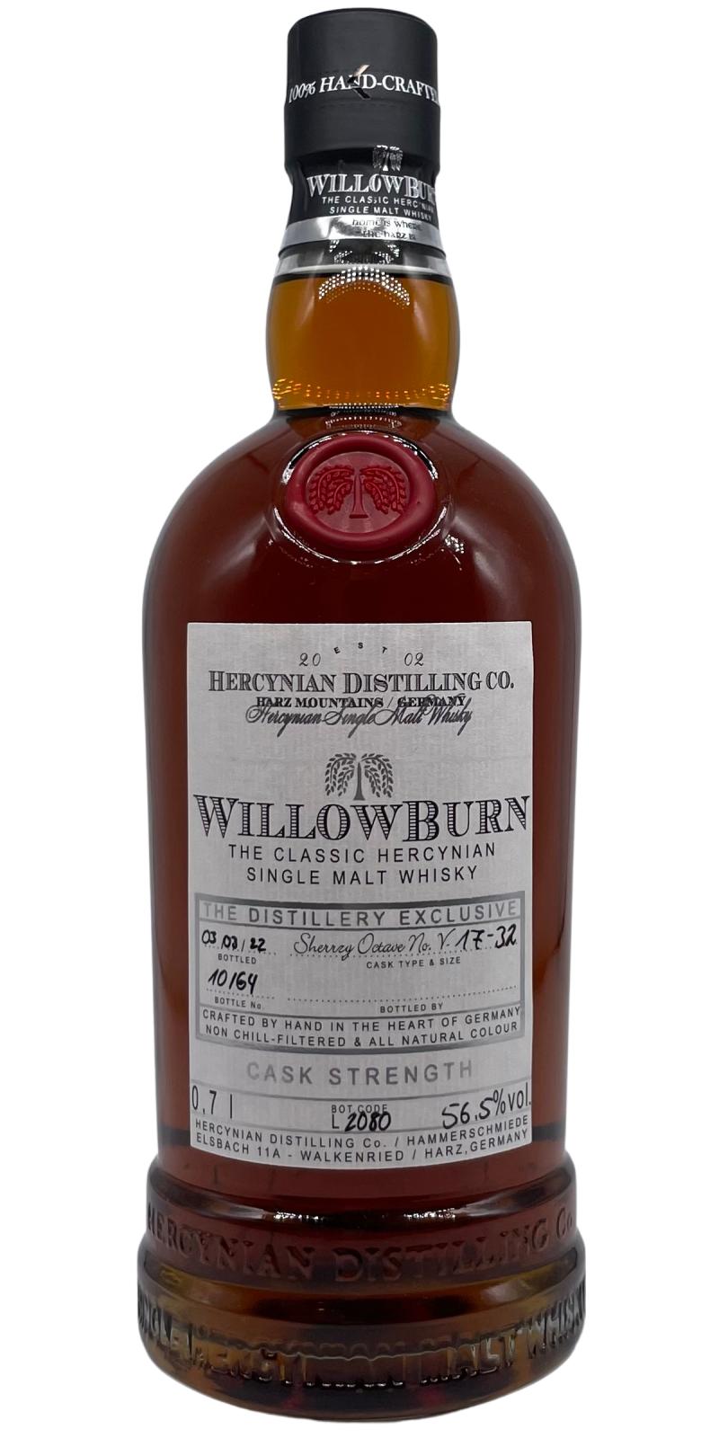 WillowBurn 2017 Sherry Octave 56.5% 700ml