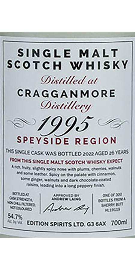 Cragganmore 1995 ED