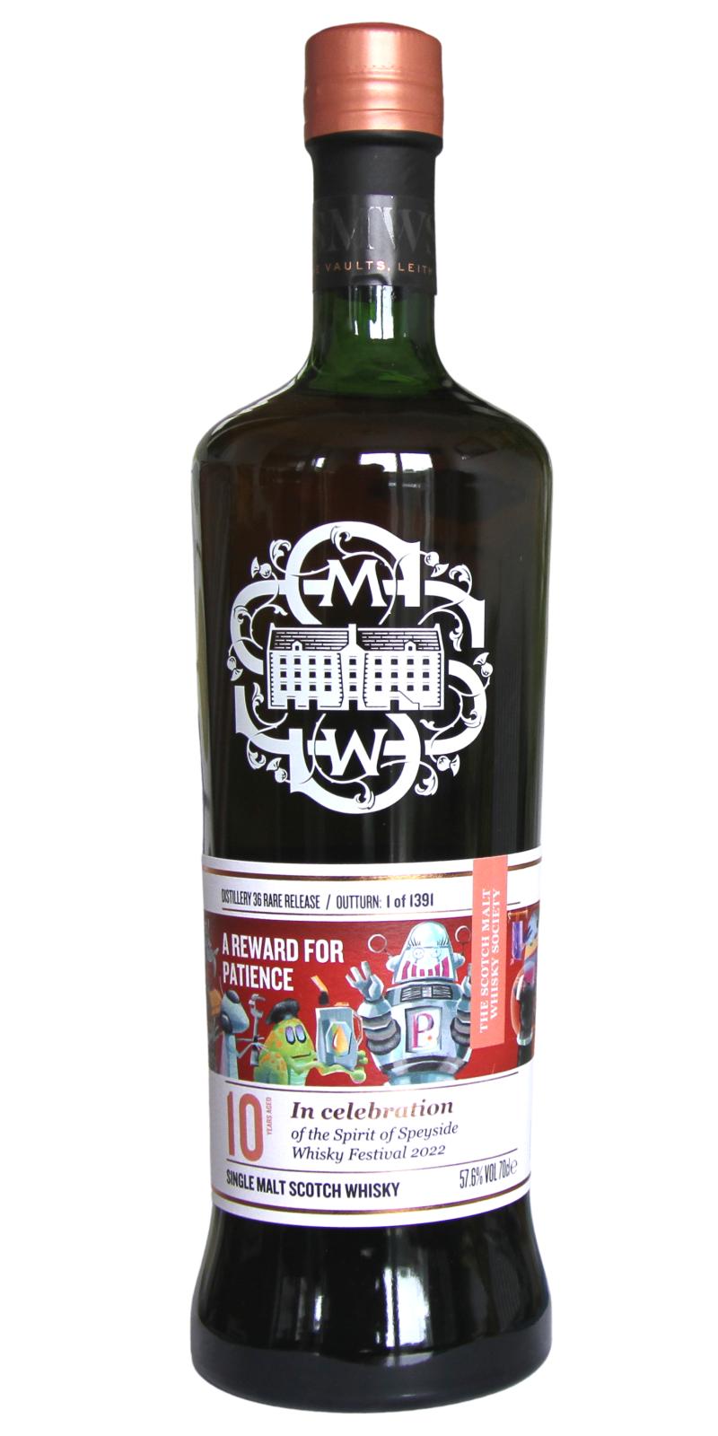 Benrinnes 2011 SMWS Distillery 36 Rare Release Spirit of Speyside Whisky Festival 2022 57.6% 700ml