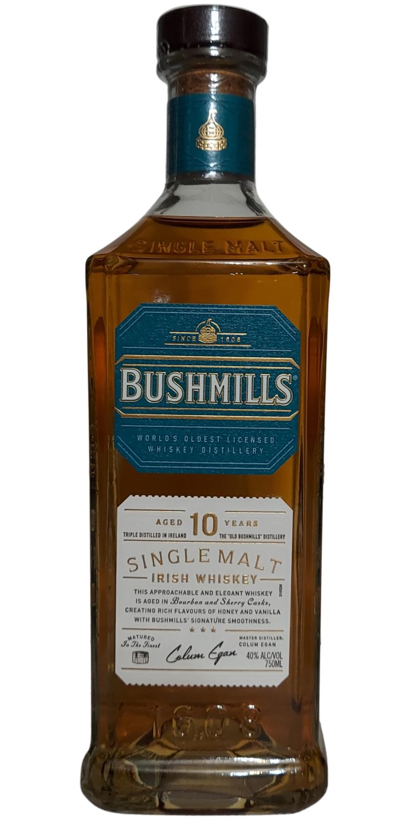 Bushmills 10yo ex-Bourbon & ex-Sherry casks 40% 750ml
