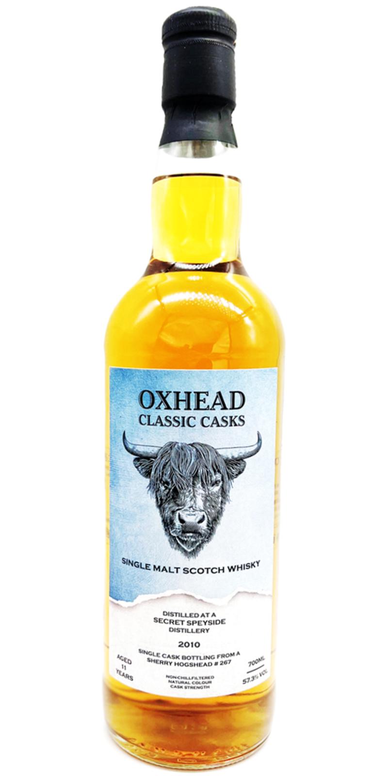 Secret Speyside 2010 OXH Oxhead Classic Casks Sherry Hogshead 57.3% 700ml